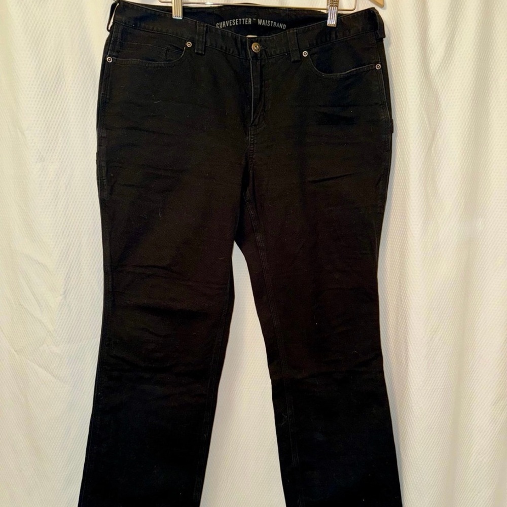 Women's Black cargo curve setter jeans 14x29
